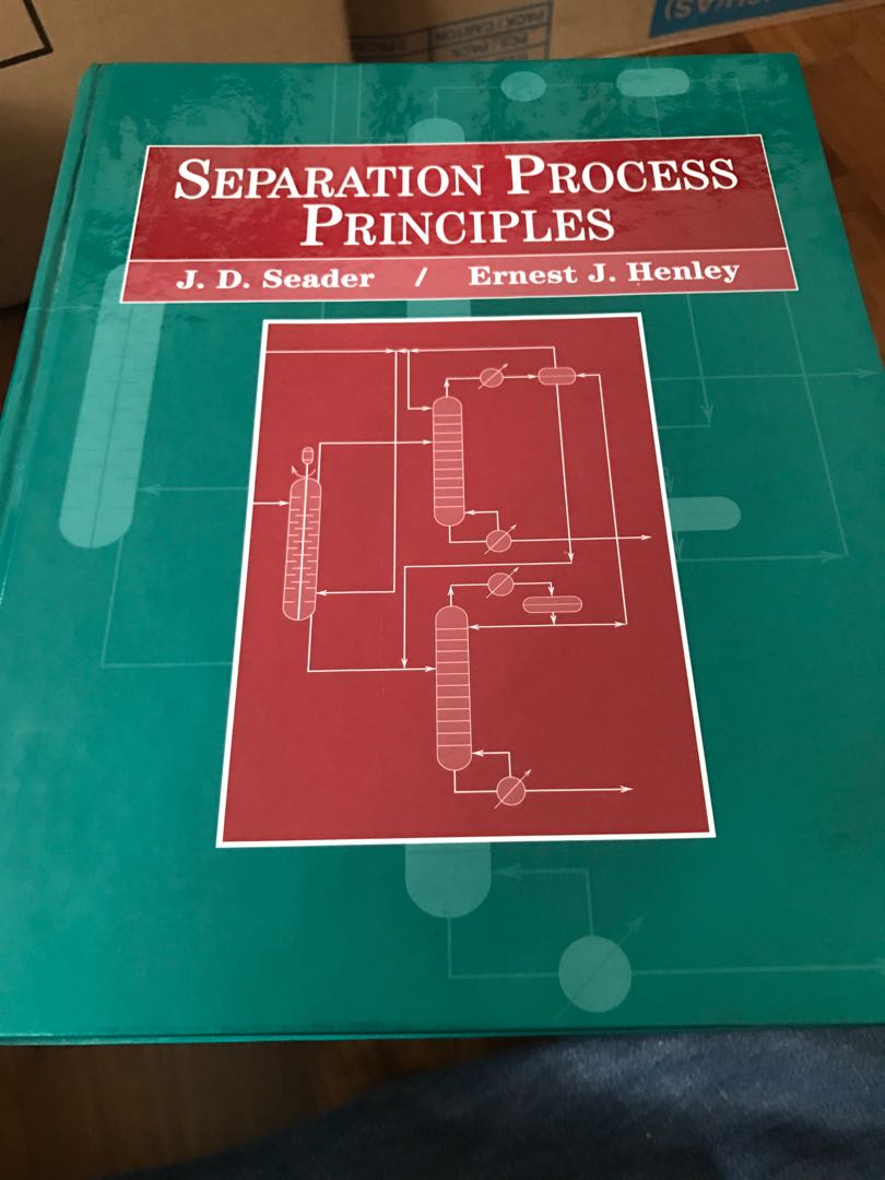 Separation process principles (Category: Textbooks) located in Singapore. Submitted by jacob5 (Listing ID 166867045, Image 1). Description: .