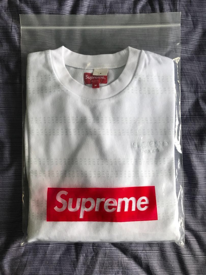 supreme dash stripe crewneck