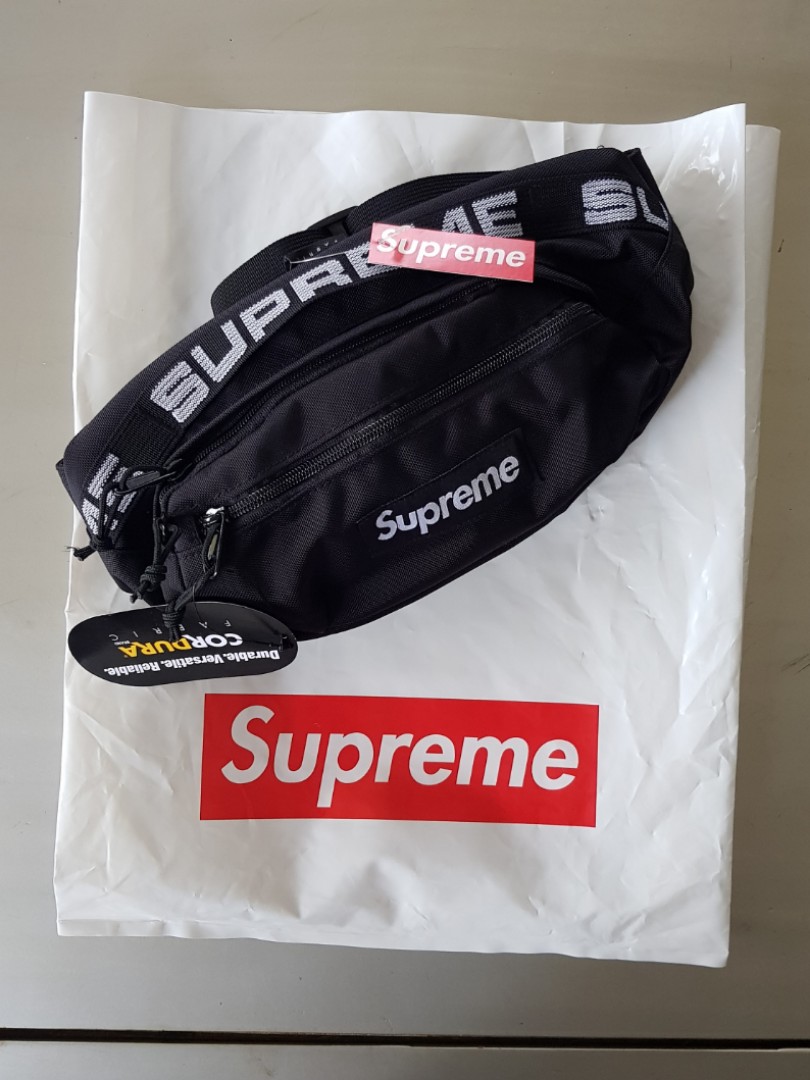 authentic supreme waist bag
