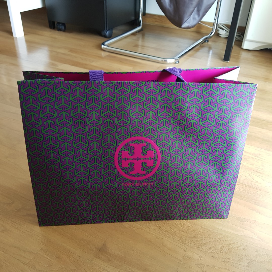 Tory Burch Paper Bag - 2 pieces, Luxury, Accessories on Carousell