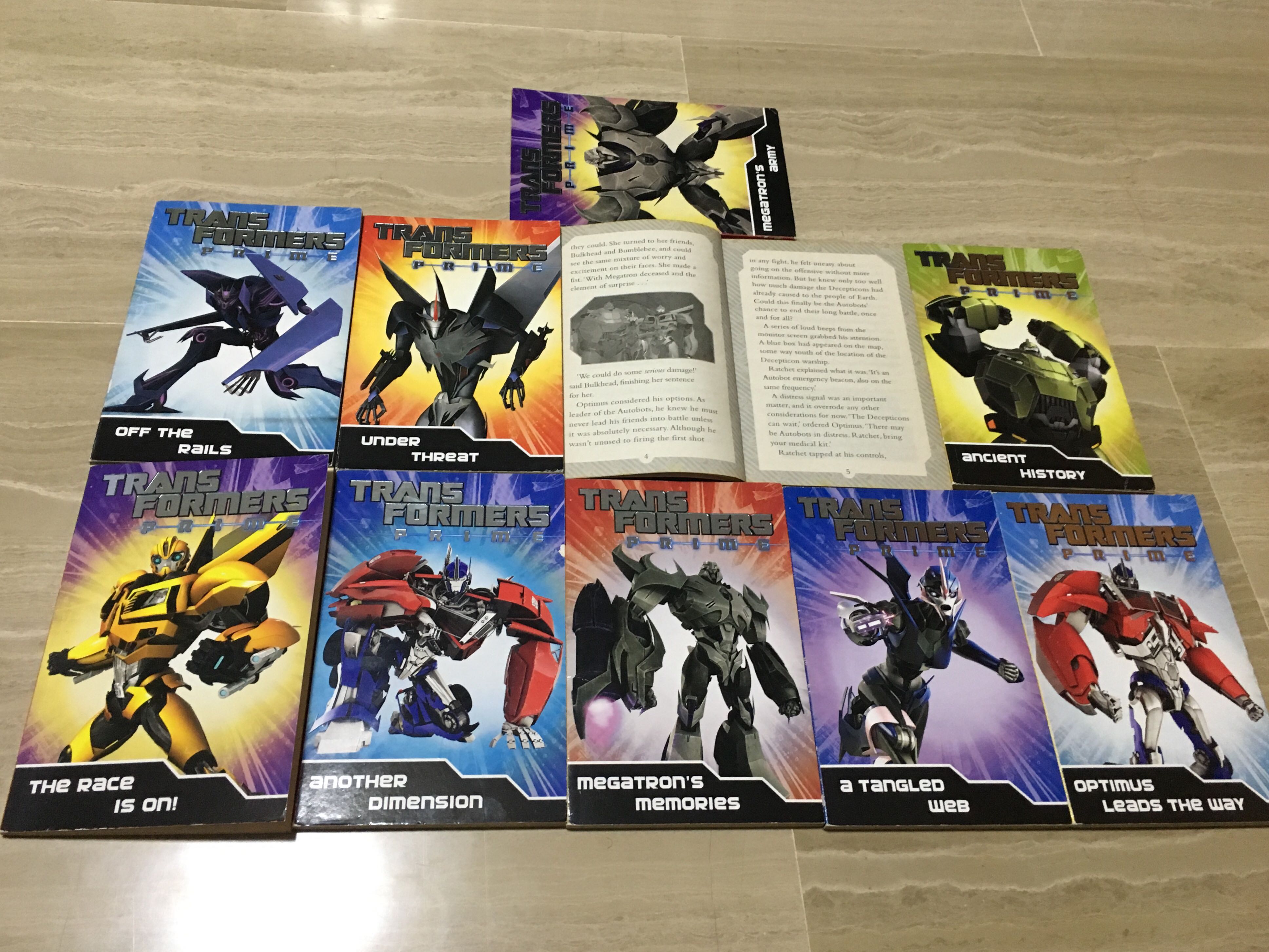 Transformers Prime (books for boys), Hobbies & Toys, Books & Magazines