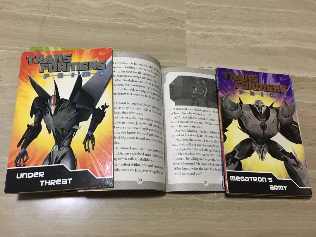 Transformers Prime (books for boys), Hobbies & Toys, Books & Magazines