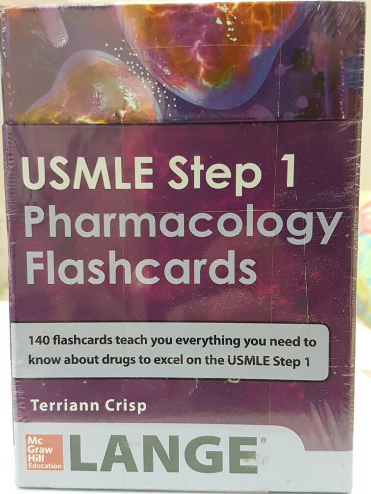 Usmle Step 1 Pharmacology Flash Cards Books Stationery Books