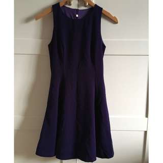 Purple Dress Women S Fashion Clothes Dresses Skirts On Carou Dress Purple Office Formal Royal Dark