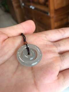 天然緬甸玉A貨 冰古錢（錢滾錢）