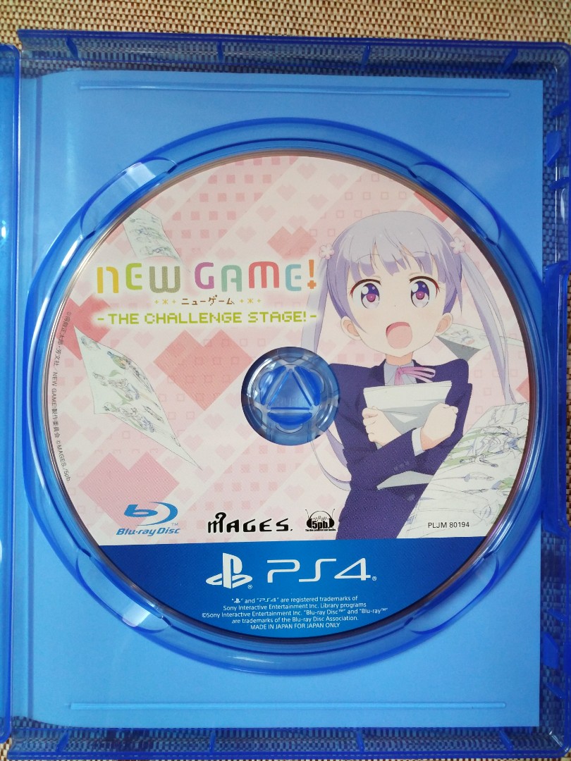 二手PS4] NEW GAME! THE CHALLENGE STAGE!, 電子遊戲, 遊戲機配件