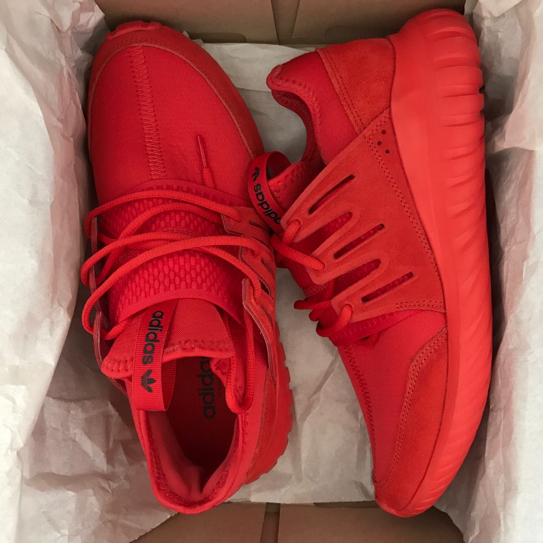 Red tubular radial adidas store