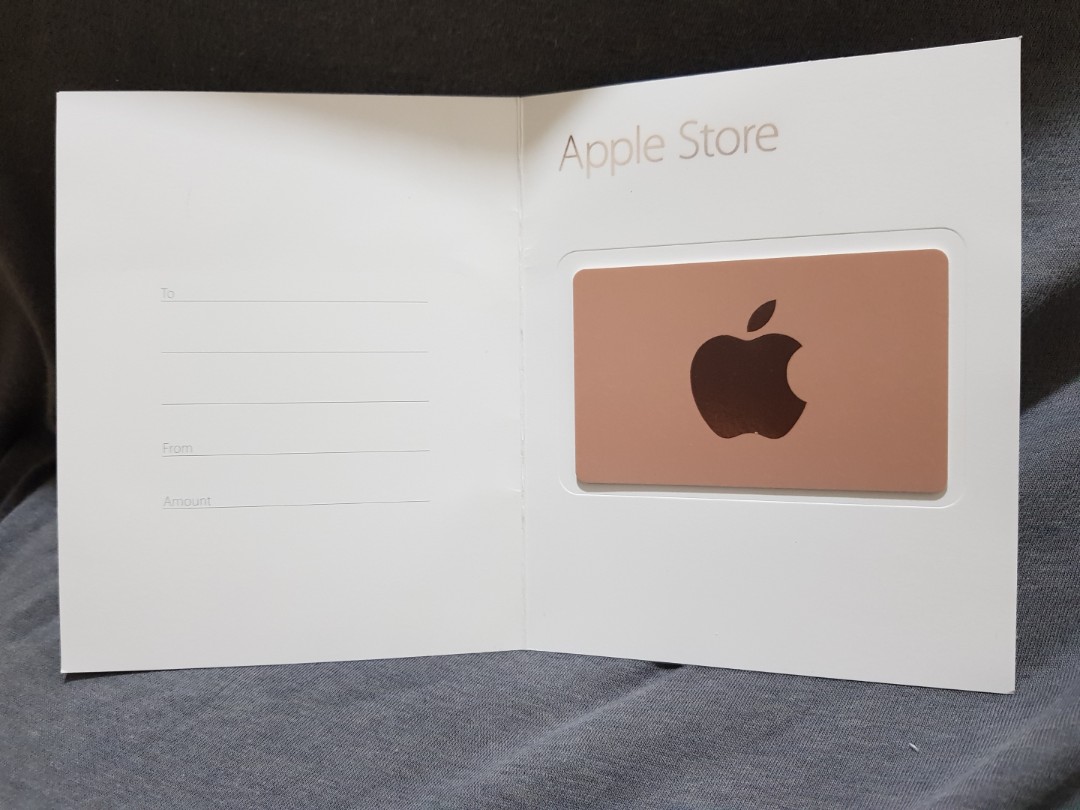 Apple Gift Card 800sgd Value Electronics Others On Carousell