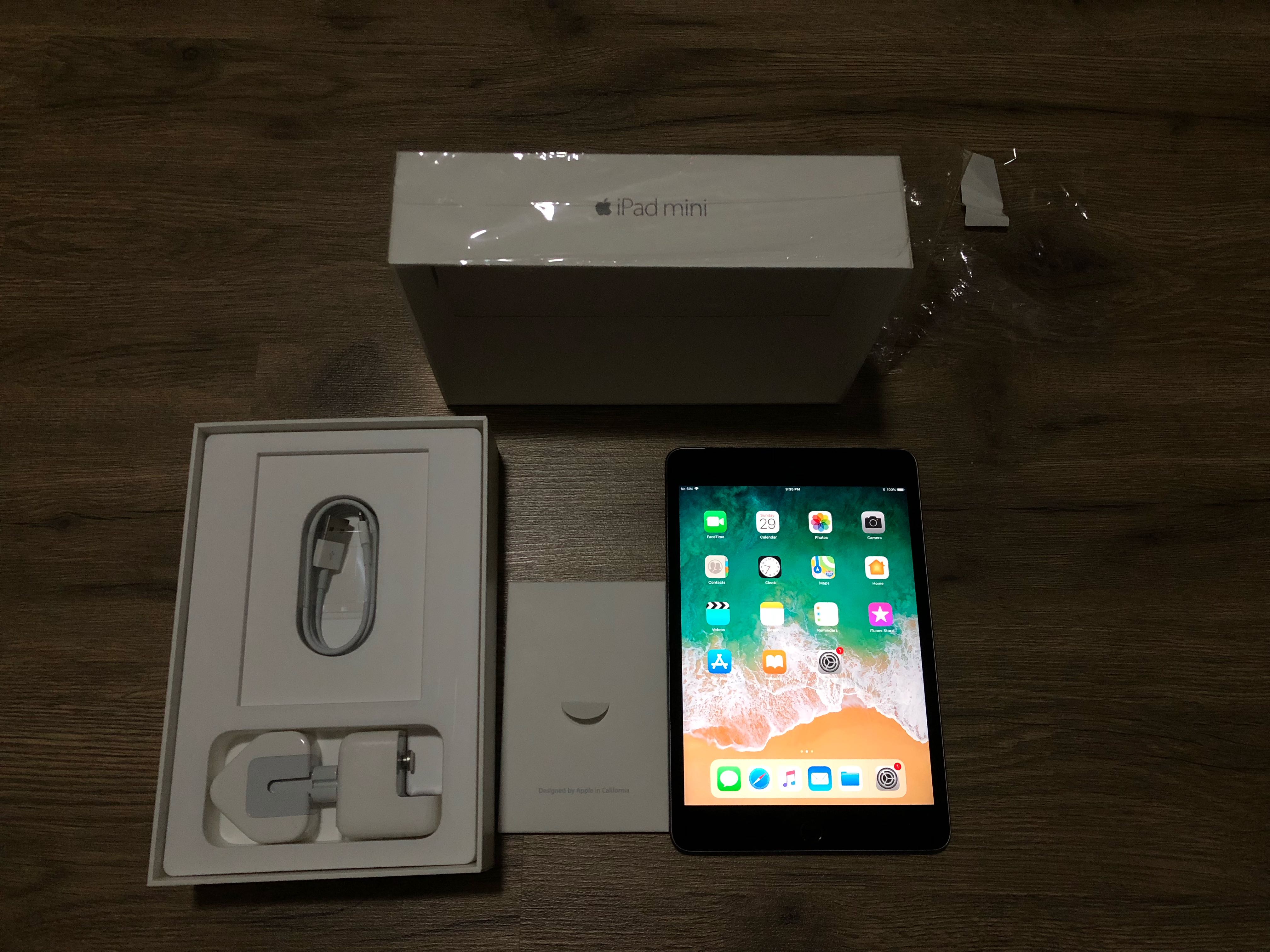 Apple Ipad Mini 4 Wi Fi Cellular 64gb Space Gray Mobile Phones Tablets Mobile Tablet Accessories On Carousell