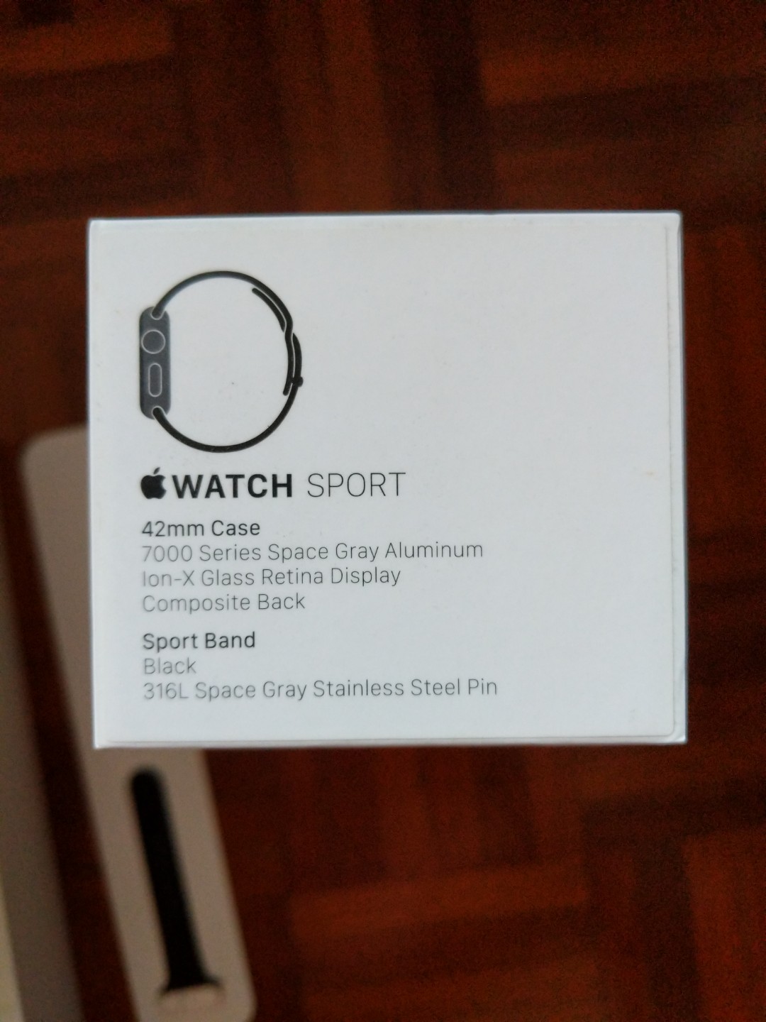 Apple Watch Sport Box and S M strap Mobile Phones Gadgets Wearables Smart Watches on Carousell