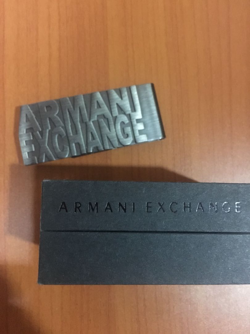 armani exchange money clip