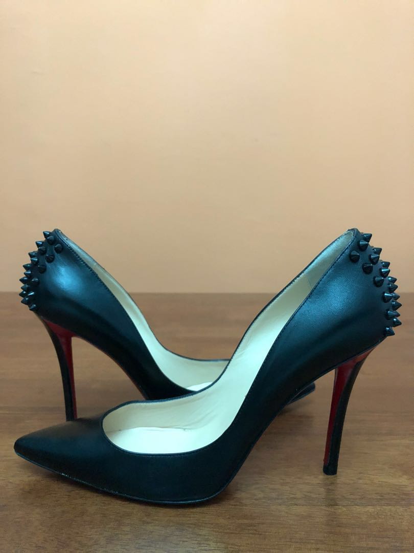 turquoise louboutin heels