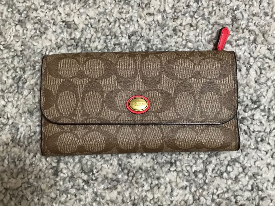 Authentic Coach Ladies Wallet -2in1, Women's Fashion, Bags & Wallets ...