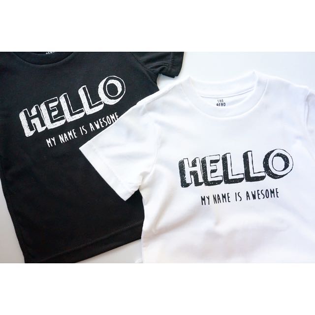 Babywear Clothing Ins Children Swag Stylish My Name Is
