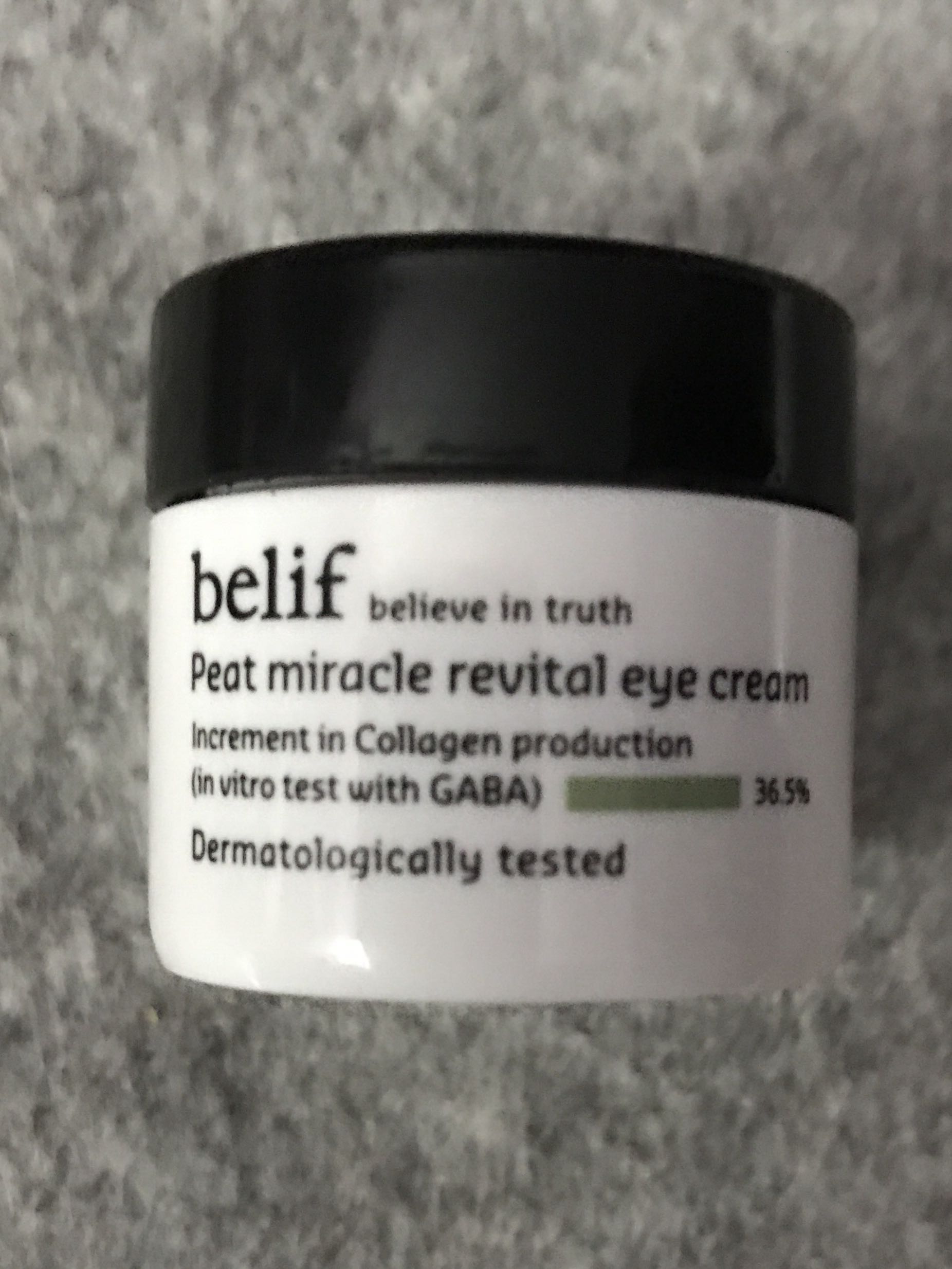 belif peat miracle revital eye cream