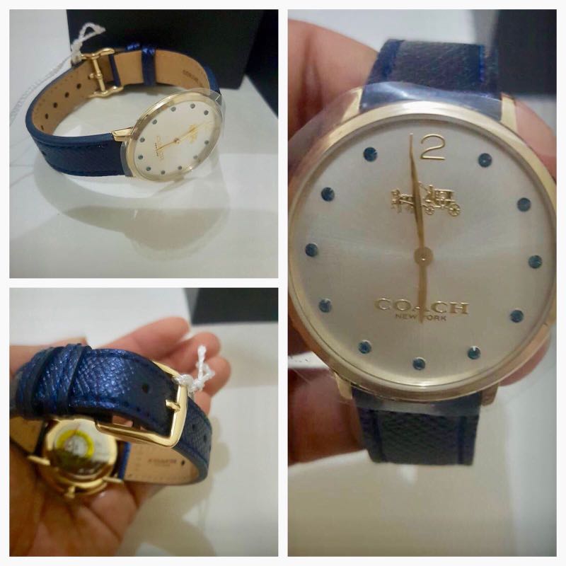 coach slim easton watch