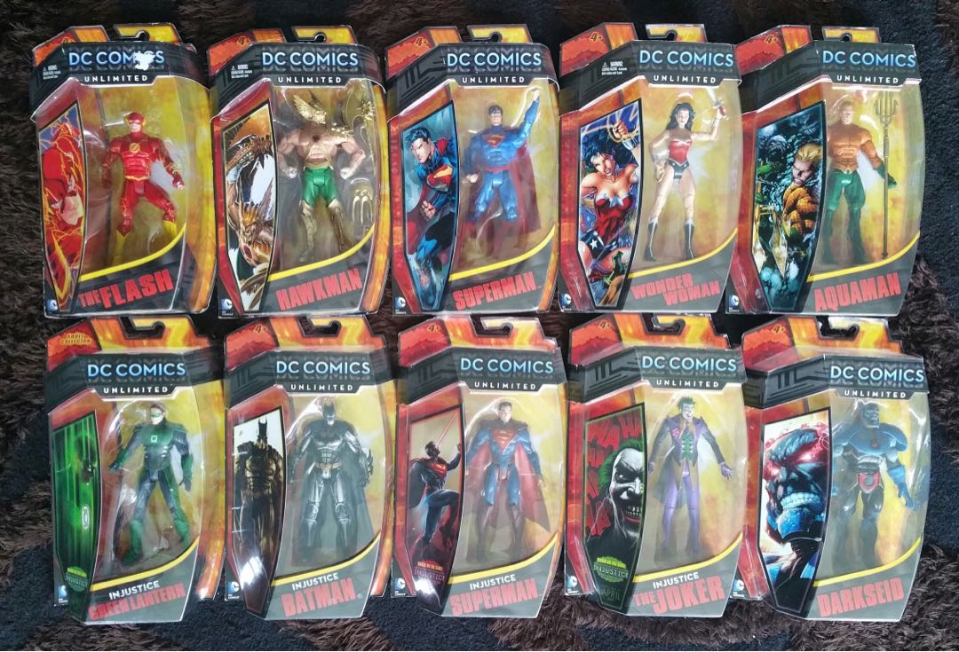 DC Comics Unlimited Complete set of 10 Figures