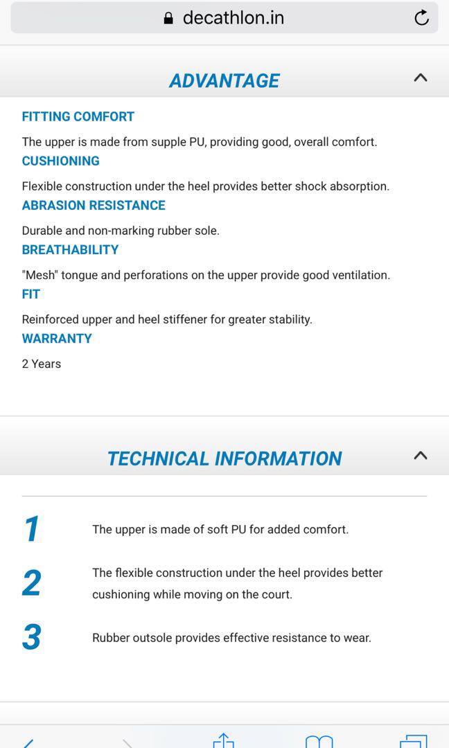 Decathlon non marking white shoes, Women's Fashion, Footwear, Shoe