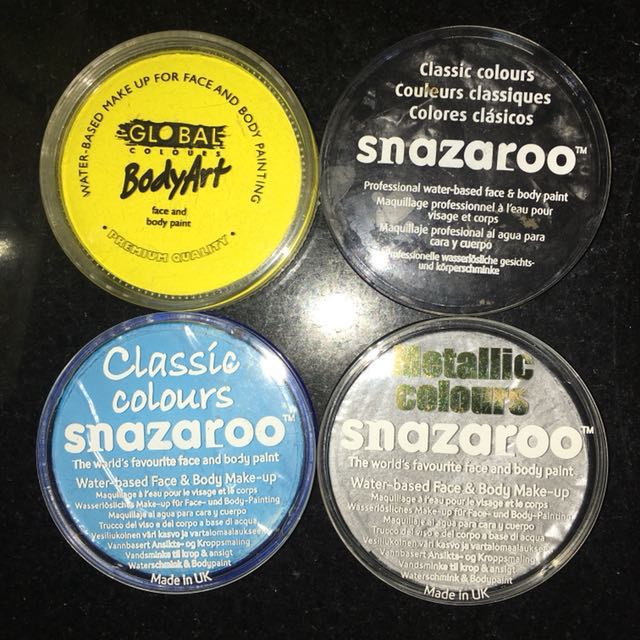 Face Paint Snazaroo Global Colors Kesehatan Kecantikan Rias