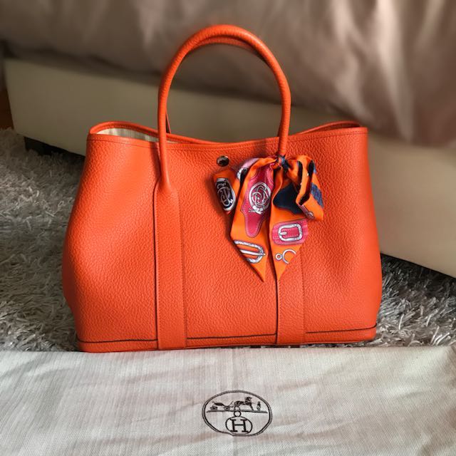 Hermes Garden Party 49 Voyage, Luxury, Bags & Wallets on Carousell