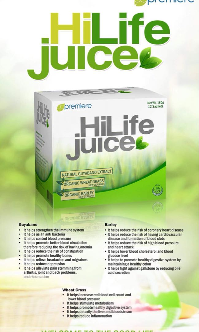 Hilife Juice By Jc Premiere Food Drinks On Carousell