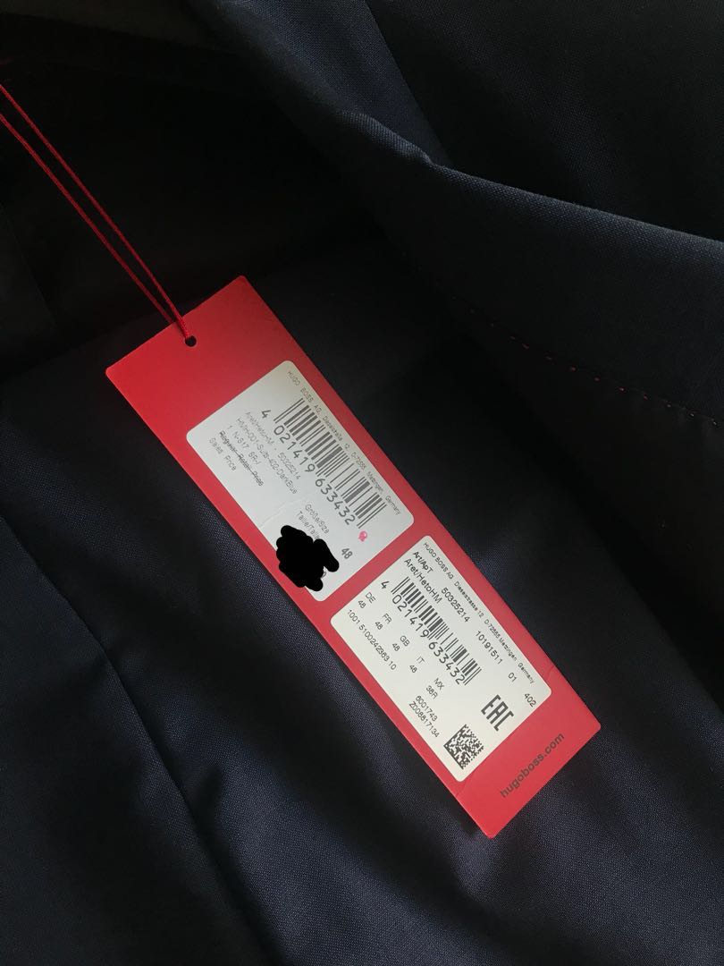 Hugo Boss Suit Set Red Label Men S Fashion Clothes On Carousell