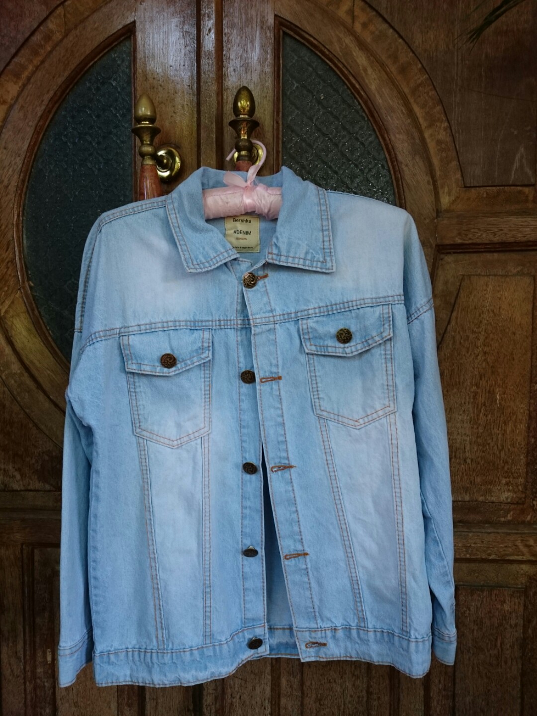 Jaket Jeans Flamingo Women S Fashion Women S Clothes Outerwear