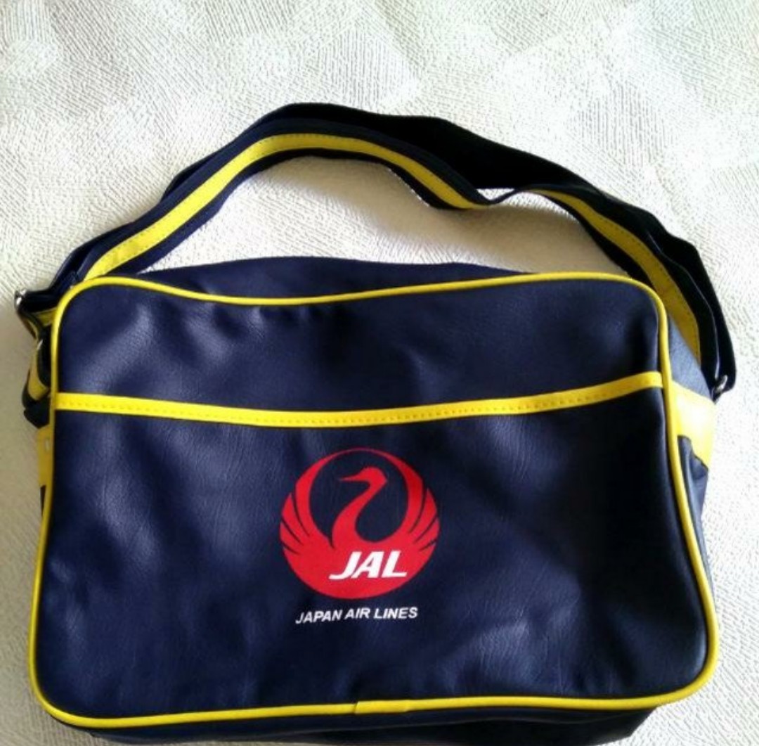 Jal Logo Cross Body Bag 日本航空斜孭袋 男裝 男裝袋 銀包 Carousell