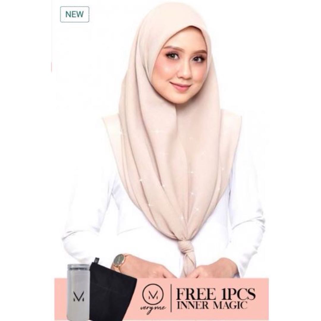 Kekaboo Batu Tabur Swarovski Nude Brown Women S Fashion Muslimah