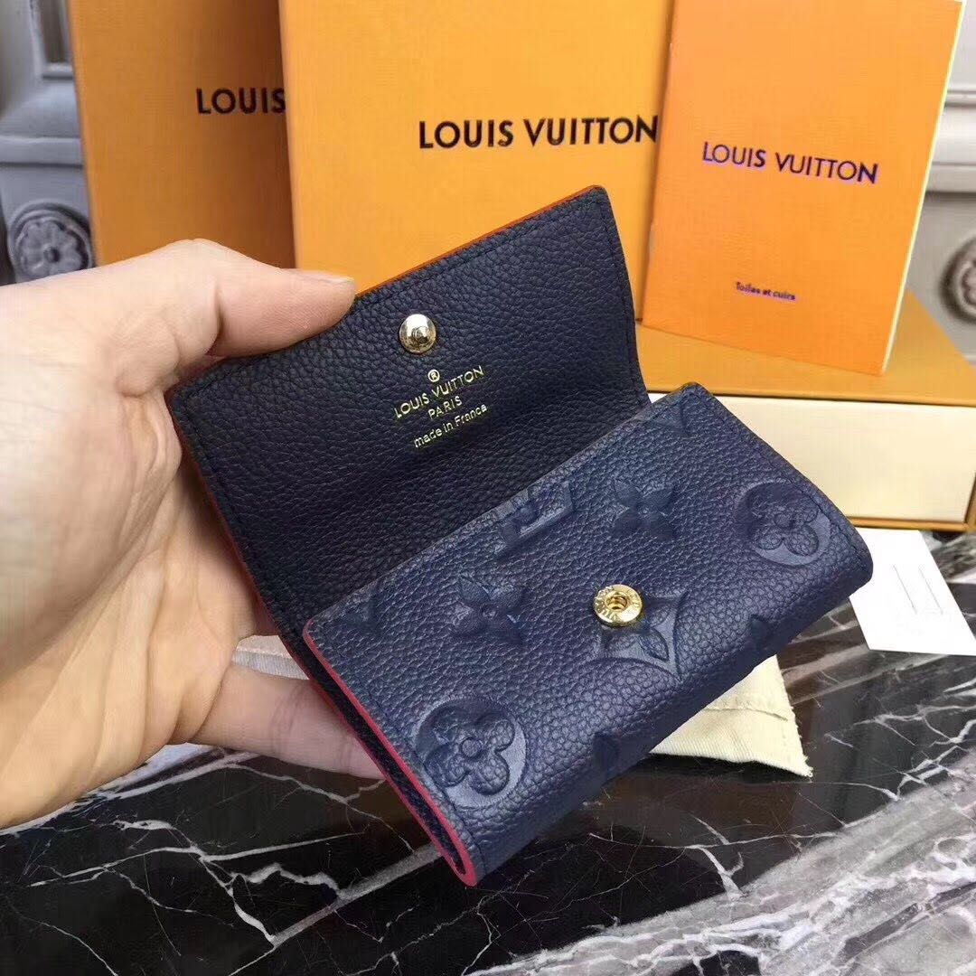 Louis Vuitton 6 Key Holder Black Monogram Empreinte