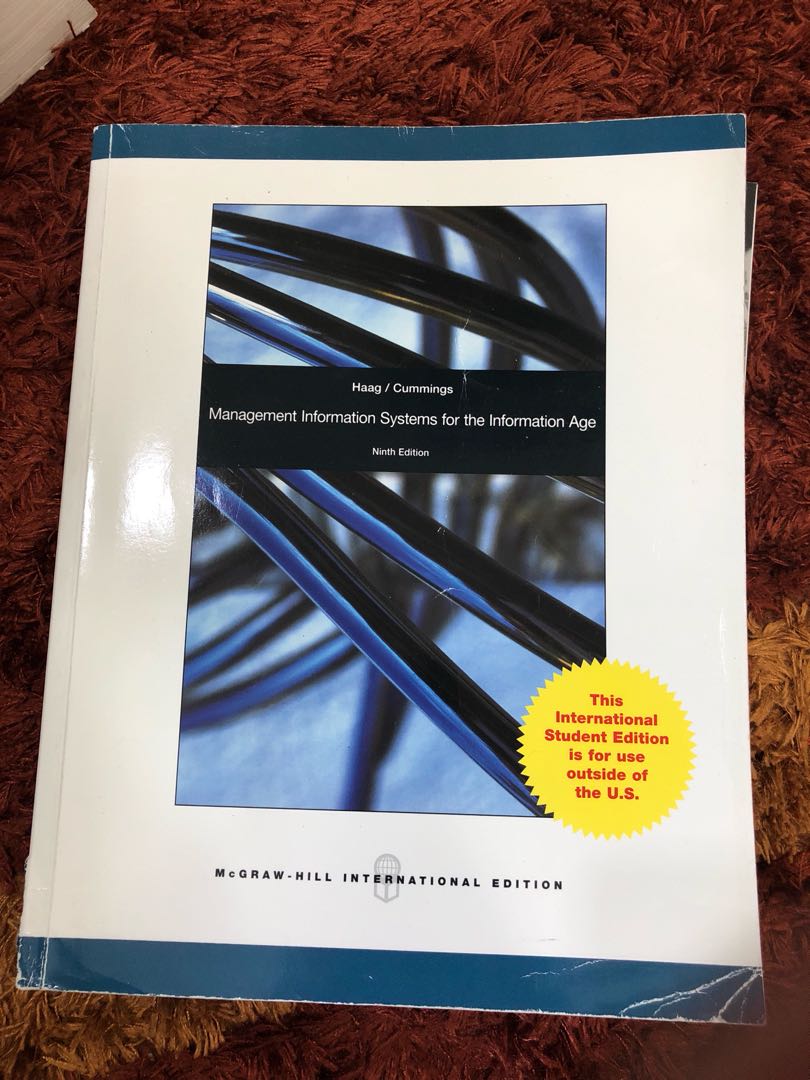 Management information systems for the Information Age by Haag ...