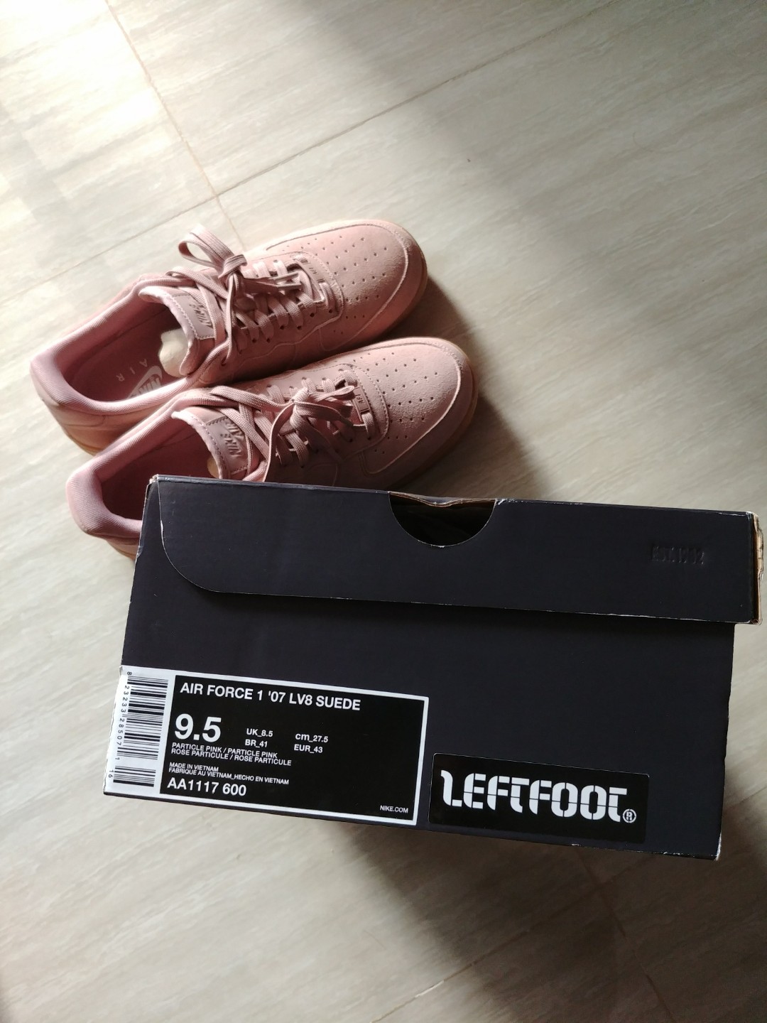 Air force 1 7 discount lv8 suede particle pink