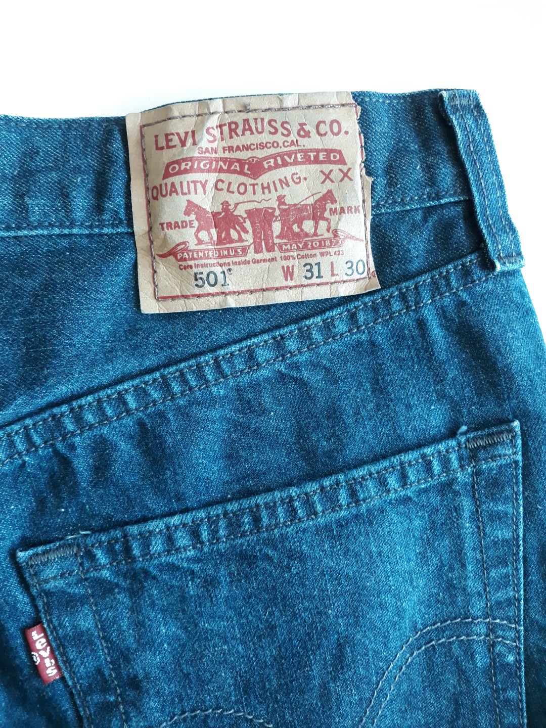 original 501 button fly jeans