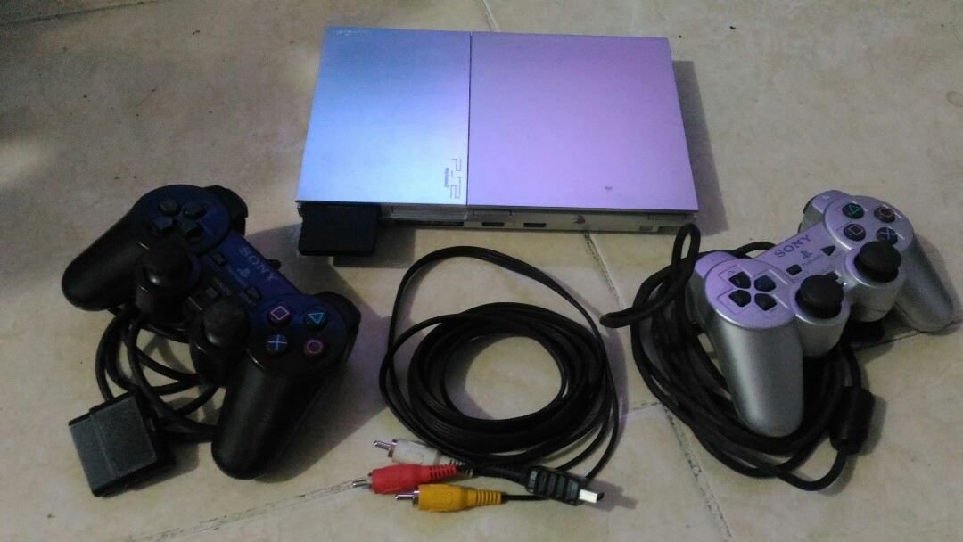 playstation 2 silver slim