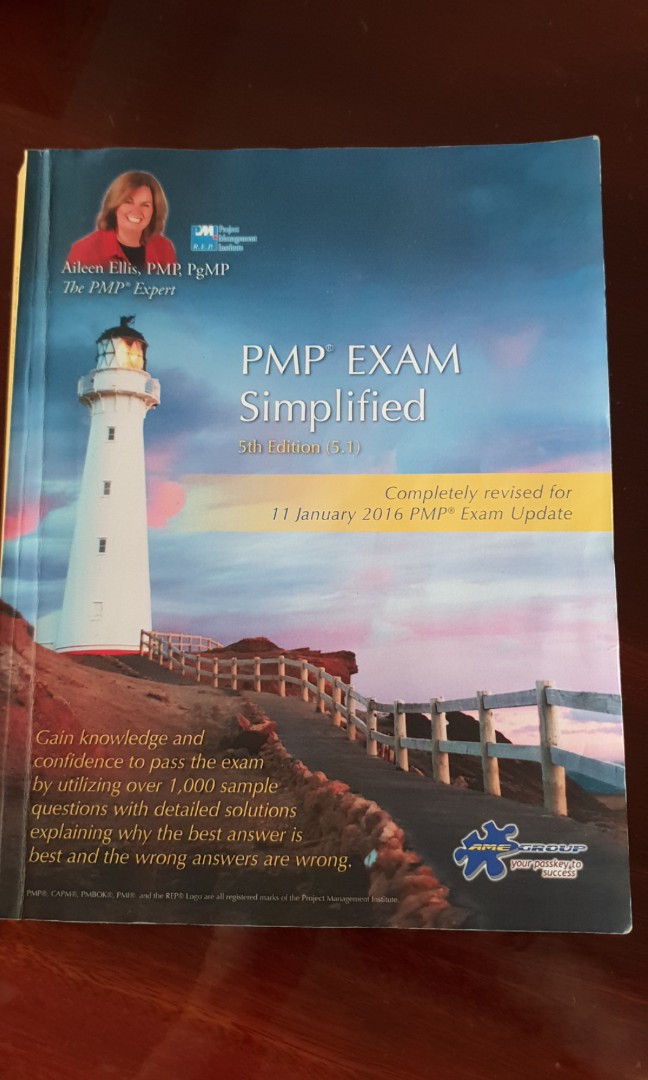 Pmp Exam Simplified 5th Edition Aileen Ellis Books Stationery