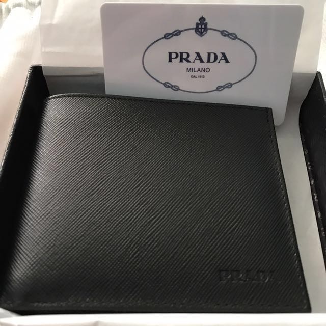 Prada Men Wallet, Luxury, Bags & Wallets on Carousell
