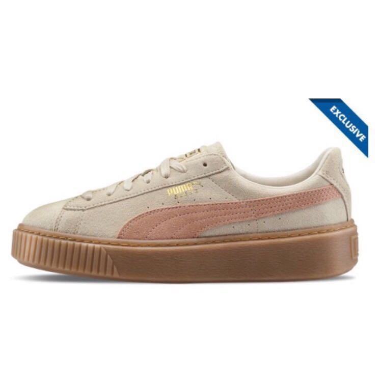 PUMA SUEDE GUM SOLE CREEPERS Women s Fashion Footwear Sneakers