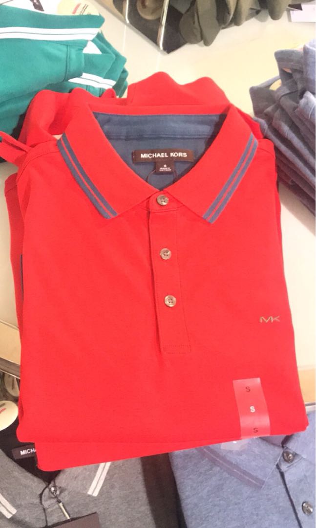 michael kors polo red