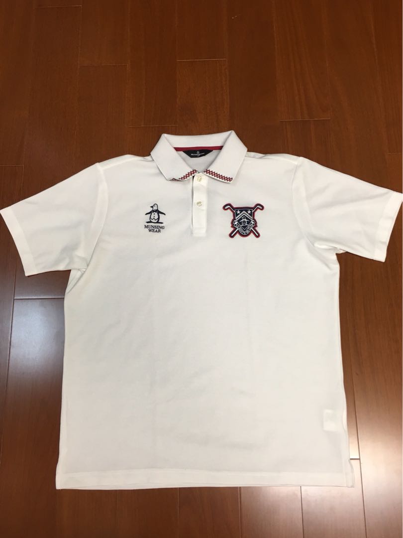 (size 3l) 日本制 企鹅牌 munsing wear 短袖polo衫