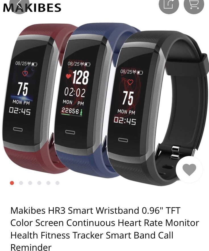 Makibes hr3 smart wristband on sale