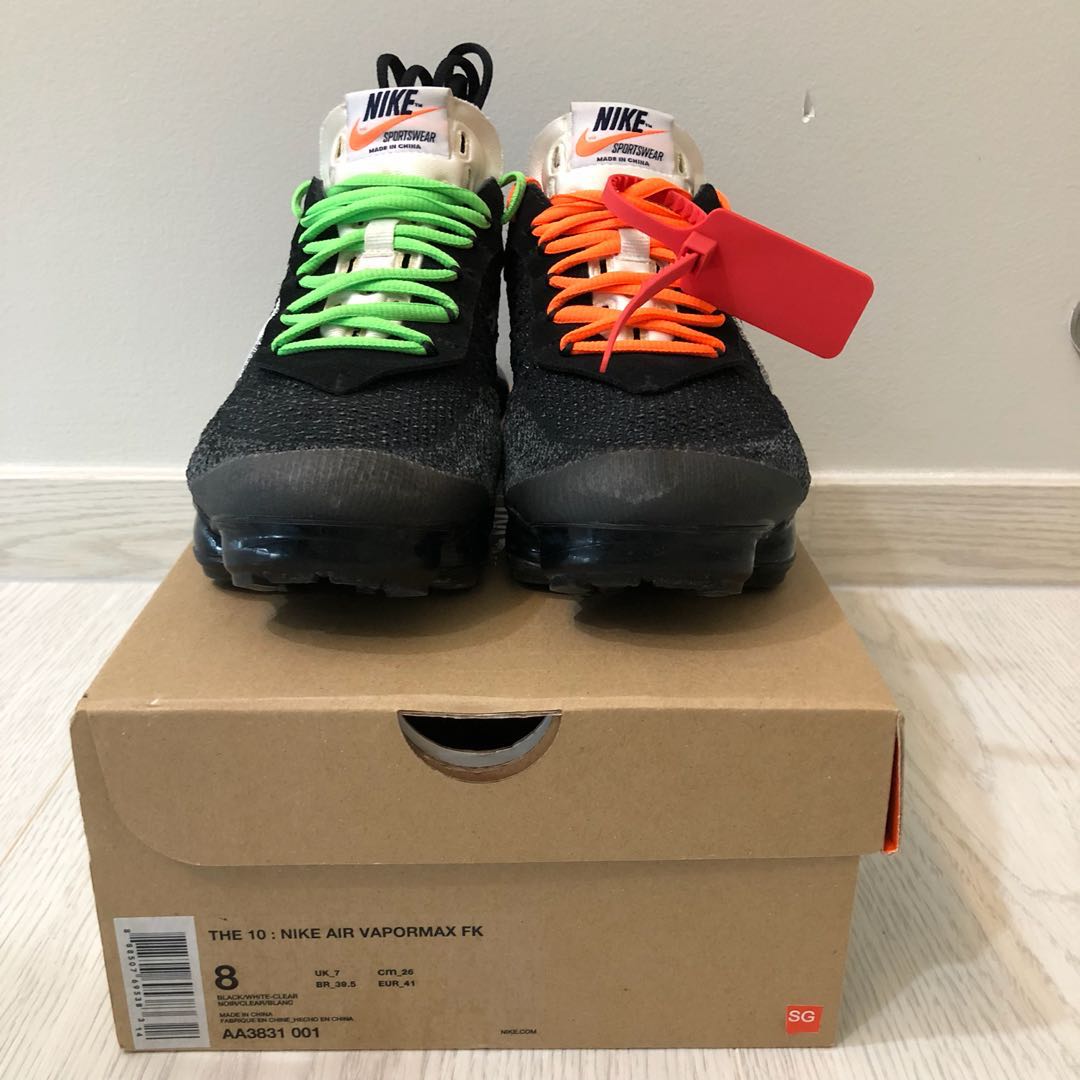 The Ten Off White x Nike Air Vapormax V1 OG Men s Fashion