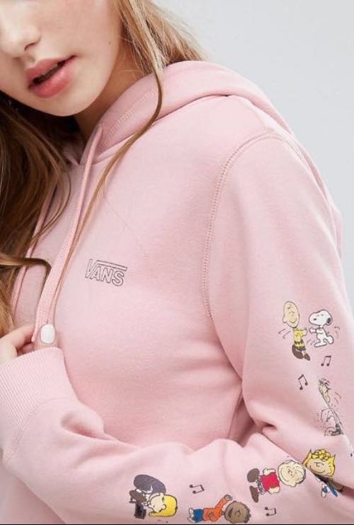 vans hoodie Pink
