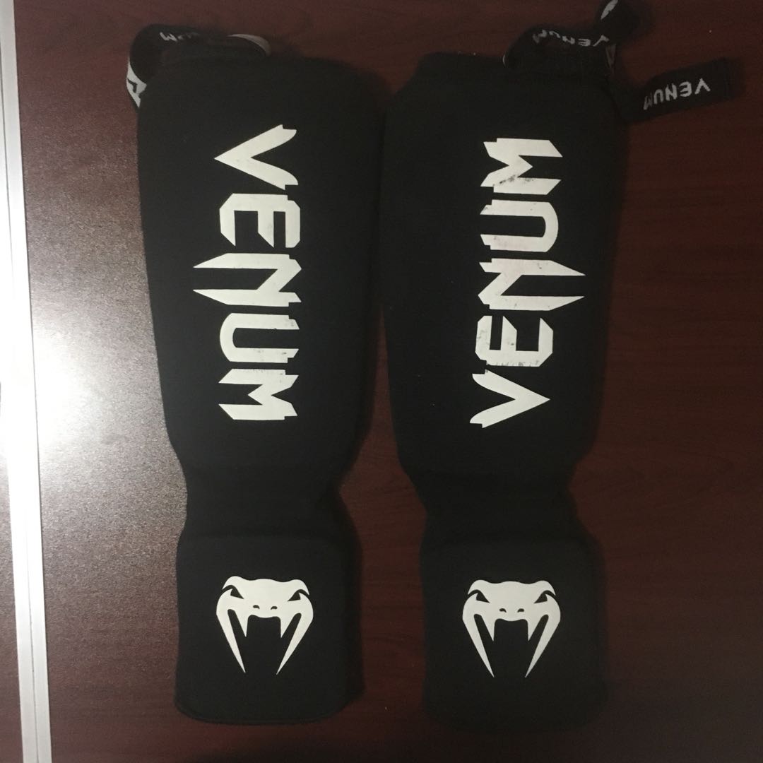 Venum Shin Guards, Sports Equipment, Sports & Games, Racket & Ball