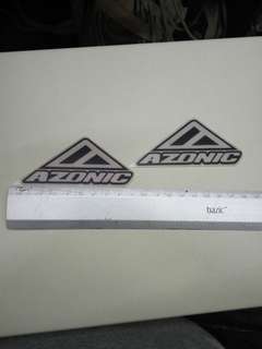 Race Face SixC Crank Decals Set Stickers Mountain Bike Adhesive Red 2Pcs