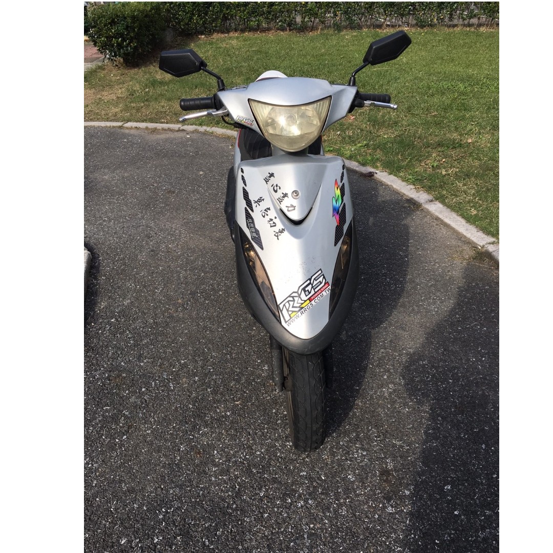 03年山葉rs 125 化油便宜賣經典車款代步車油門順好騎好發新北中和many Cuxi 分期 機車 新車在旋轉拍賣