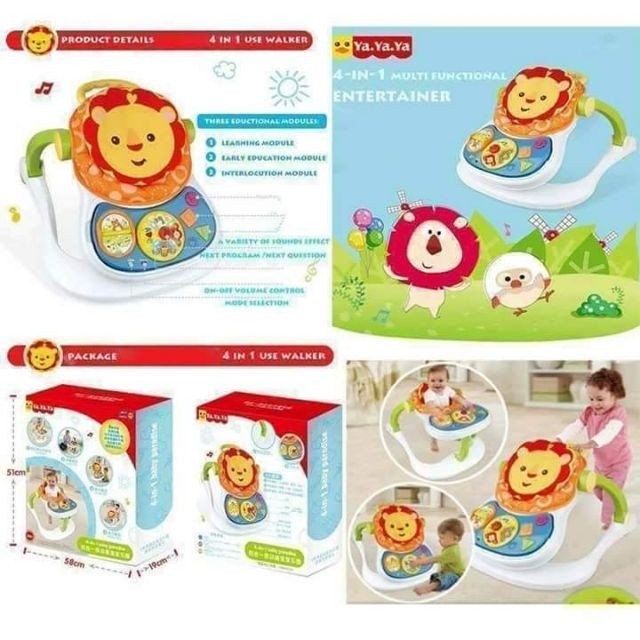 lion entertainer walker