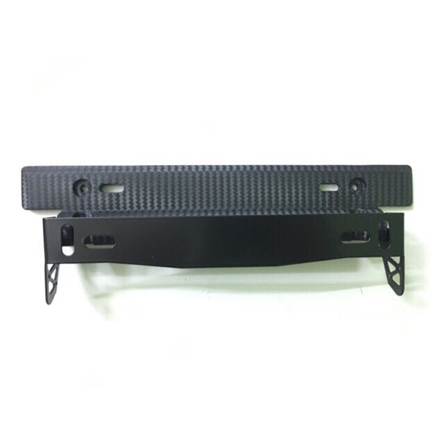 Adjustable Car Carbon Number Plate Holder