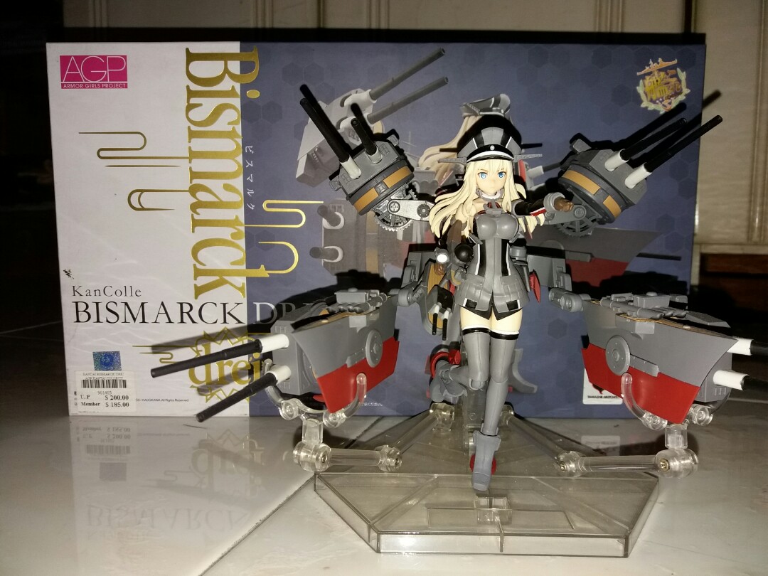 Anime Manga Bandai Agp Armored Girls Project Kancolle Bismarck Drei In Stock Usa Toys Hobbies So another unboxing, this time bismarck from kantai collection unlike last time, i just speed through the actual assembly as this time it was considerably. anime manga bandai agp armored girls