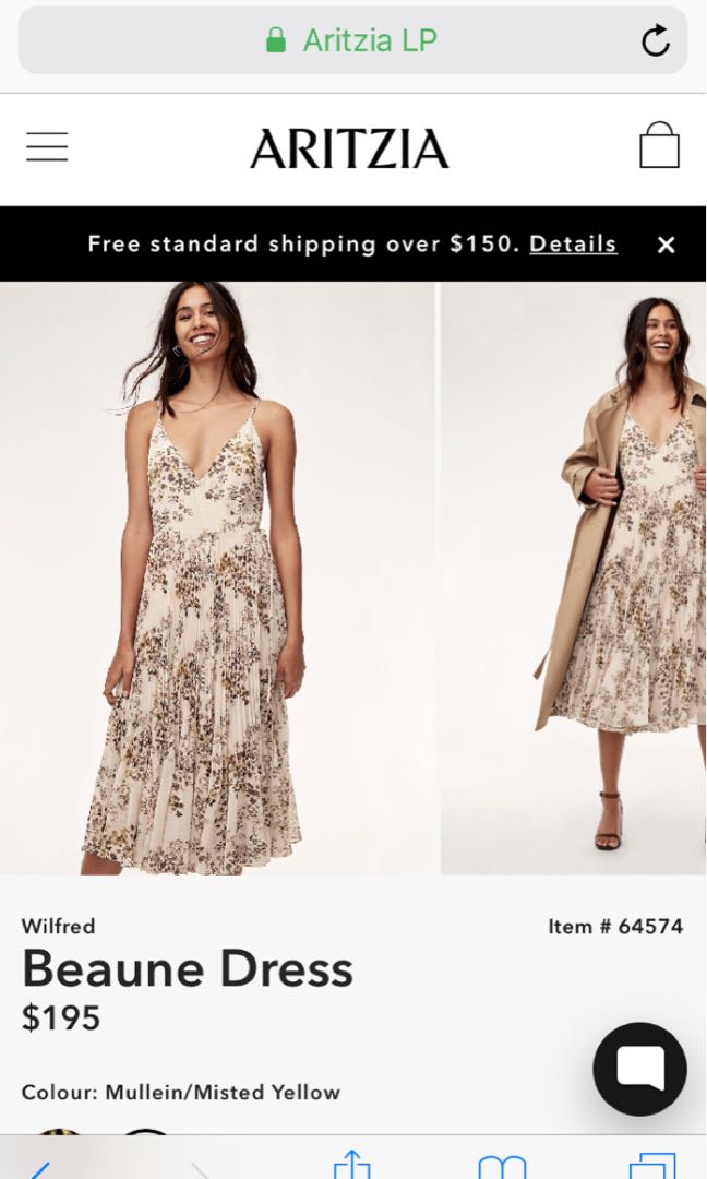 Aritzia beaune dress review shop