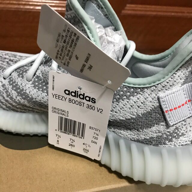 Authentic Yeezy Boost 350 V2 Blue Tint Men s Fashion Footwear Sneakers on Carousell